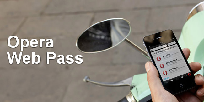 Opera Software launches Opera Web Pass to allow operators to offer on-demand web browsing