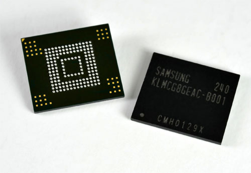 Samsung unveils next-gen 10nm-class 64GB NAND flash memory for mobile devices