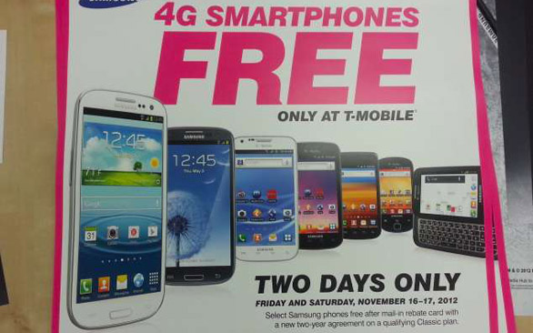 T-Mobile organizing two-day sale of Samsung devices on November 16th and 17th