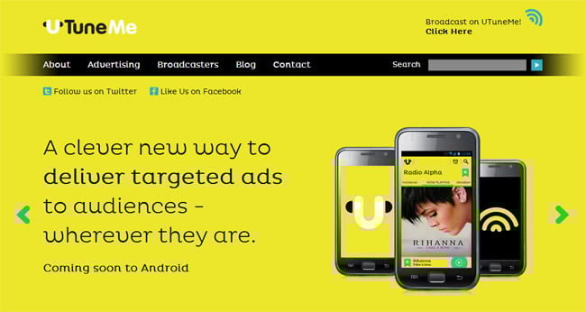 UTuneMe brings audio ads to a smartphone near you