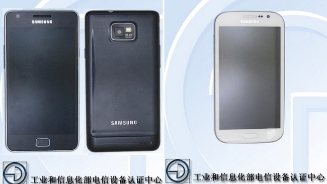 Samsung Galaxy S II Plus GT-i9105P, Grand Duos GT-i9082 caught in the wild