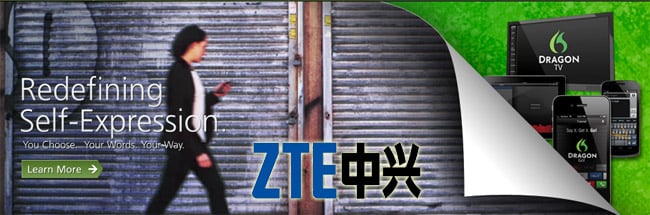 ZTE to use Nuance's technology to voice-enable its Android devices, power-up its new Car Mode app