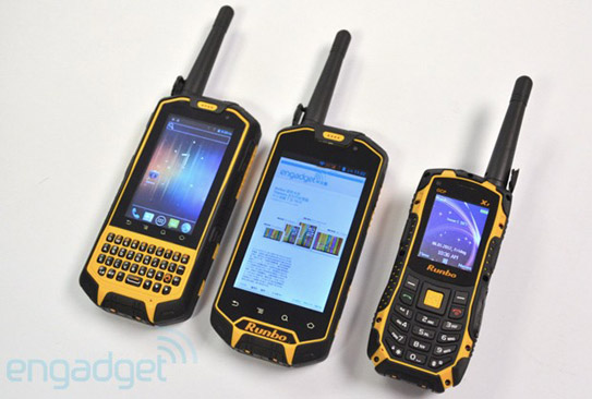 Runbo X5 and X3 are rugged Android smartphones with walkie-talkie capability