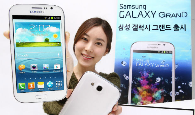 South Korean Samsung Galaxy Grand comes with a quad-core CPU clocked at 1.4GHz