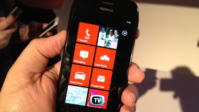 T-Mobile's Nokia Lumia 710 won't get the Windows Phone 7.8 update