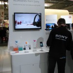 Sony booth tour