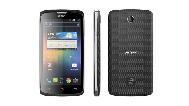 Acer Liquid C1 with Intel Atom processor announced