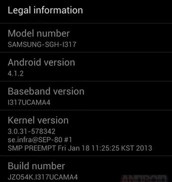 AT&T's Galaxy Note II gets a small update to fix Exynos security issues