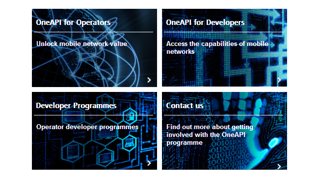 GSMA's OneAPI allows app developers to use one code to access multiple operators' networks