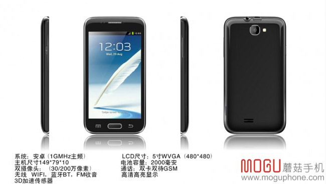 Mogu S1 is the cheapest 5-inch phone we've seen