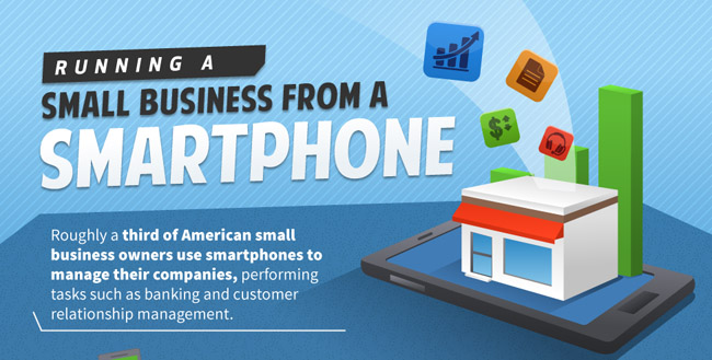 Running a small business from a smartphone