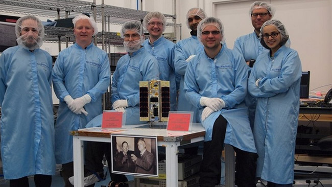 Nexus One-controlled nano-satellite blasting into space on February 25th