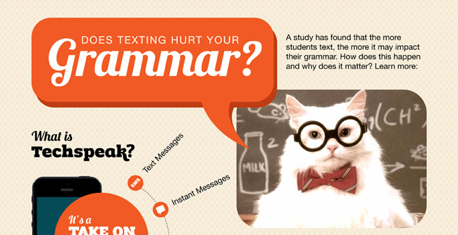 Here's how texting hurts your grammar