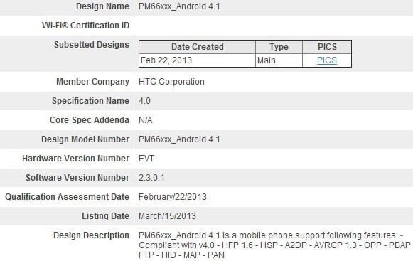 HTC Desire X to get Jelly Bean update soon?