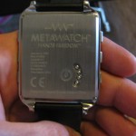 MetaWatch Frame - back of the device