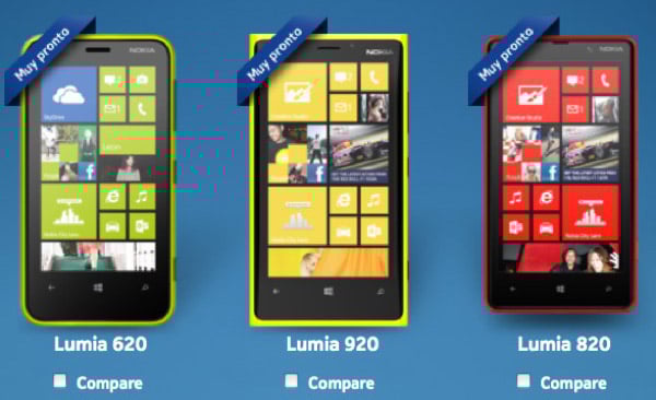 Nokia rolling out updates for Lumia 920, Lumia 820 and Lumia 620