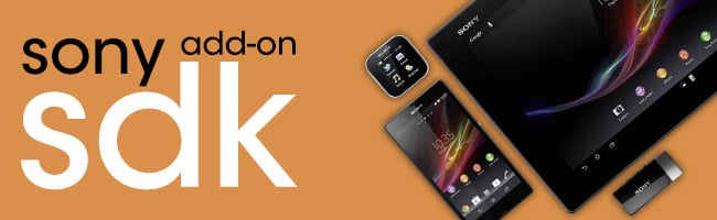 Sony Mobile bundles its APIs into a single Add-on SDK