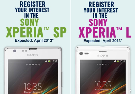 Sony Xperia SP, Xperia L launching in the UK later this month