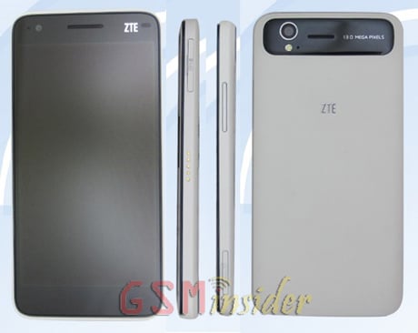 ZTE N988 with 5.7-inch screen, quad-core processor caught in China