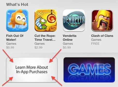 Apple adds in-app purchases guide in iTunes to prevent users from inadvertently buying items in apps and games
