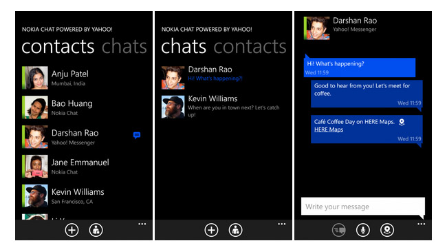 Nokia Chat powered by Yahoo! comes to Lumia smartphones