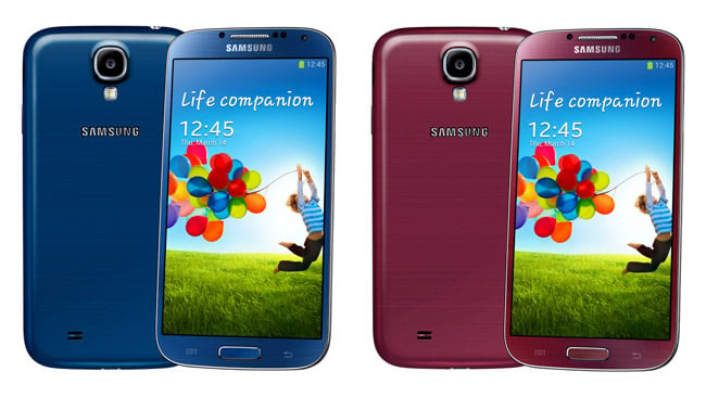 Samsung Galaxy S4 new colors