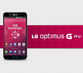 Win LG Optimus G Pro in LG's Fabshare contest
