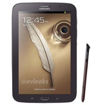 Samsung Galaxy Note 8.0 in brown