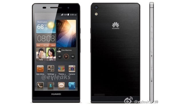 Huawei Ascend P6 press shot are here