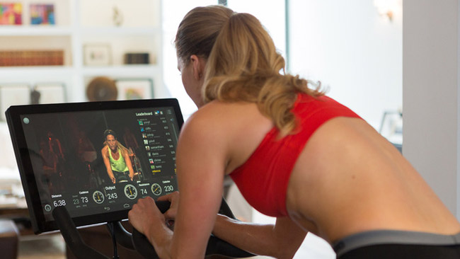Peloton's Android exercise bike with a 21.5-inch screen raising money at Kickstarter