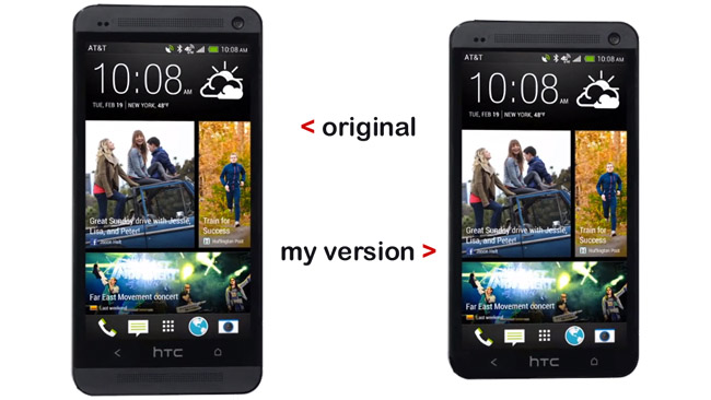 HTC should release a version of the HTC One without front speakers and BlinkFeed