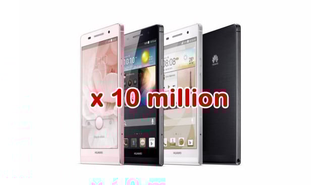 Huawei looking to ship 10 million Ascend P6 units