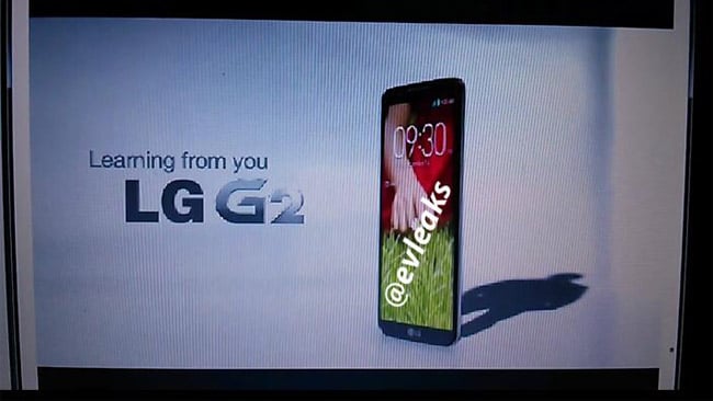LG G2 caught in leaked slides
