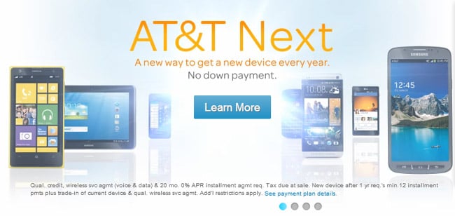 AT&T Next makes it easier to upgrade devices every year