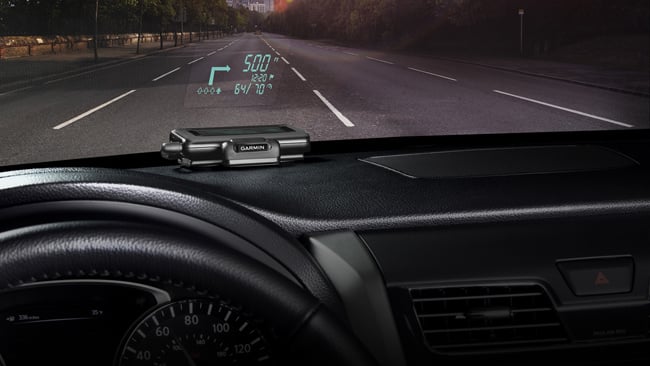 Garmin unveils head-up display accessory to makes driving safer