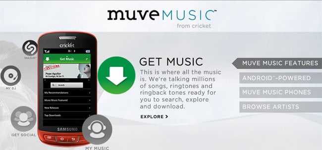 Cricket unveils Muve Music 4.0