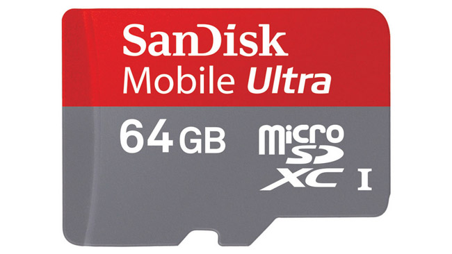 SanDisk unveils world's fastest 64GB microSDXC card