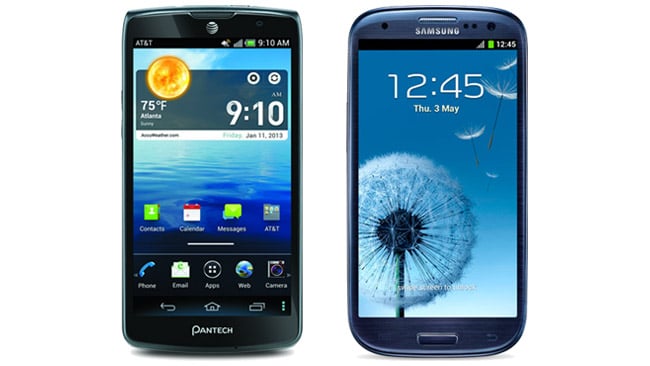 AT&T's Pantech Discover, Samsung Galaxy S3 getting OTA updates as we speak