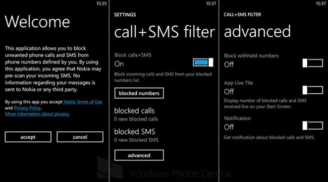 Nokia's Extras+Info app updated with Call and SMS filters
