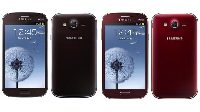 Samsung Galaxy Grand Duos in Luxury Brown and Wine Red announced for India
