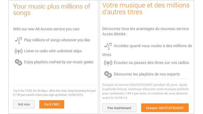 Google Play Music All Access comes to 9 EU countries