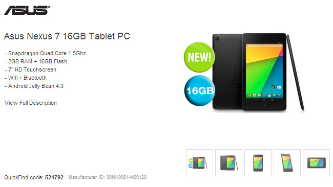 New Nexus 7 coming to the UK on August 29th?