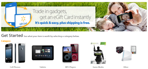 Walmart launches Gadgets to Gift Cards trade-in program