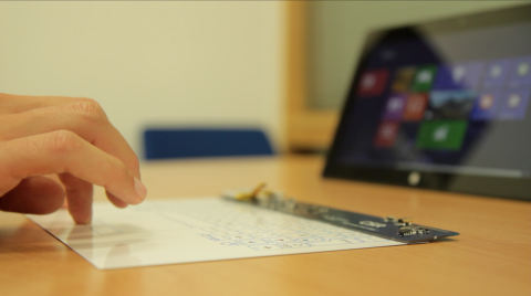 CSR develops keyboard as thin as a sheet of paper