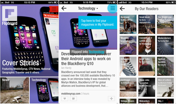 Flipboard coming soon to select BlackBerry 10 devices