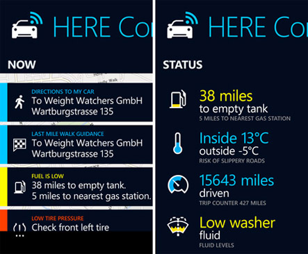 Nokia unveils HERE Auto embedded in-dash navigation system and HERE Auto Companion app