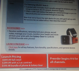 Verizon's Galaxy Note 3, Galaxy Gear pricing leaked: Note 3 to go for $299 on contract, $600 for Note 3 and Gear bundle
