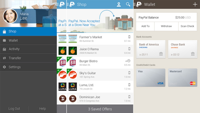 PayPal revamps its iOS and Android apps