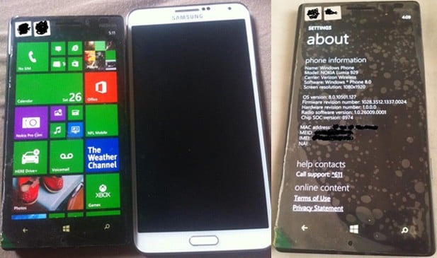 Verizon to launch Nokia Lumia 929 by Thanksgiving?