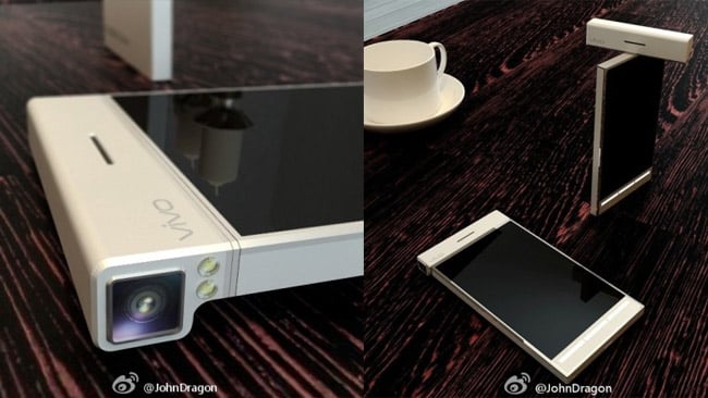 Vivo phone with Nikon rotating camera caught in the wild